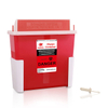 Abfall scharfen Behälter rot 1QT 2qt 5qt 1Gal 2Gal 6Gal